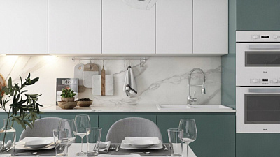 Кухня на заказ Пастель сливки 1223 - Ниагара